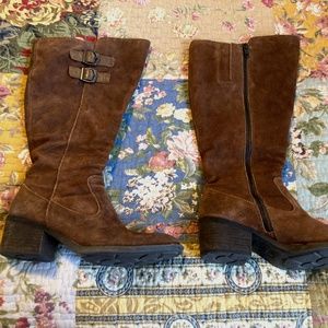 Born Basil Wide Calf Suede Boots